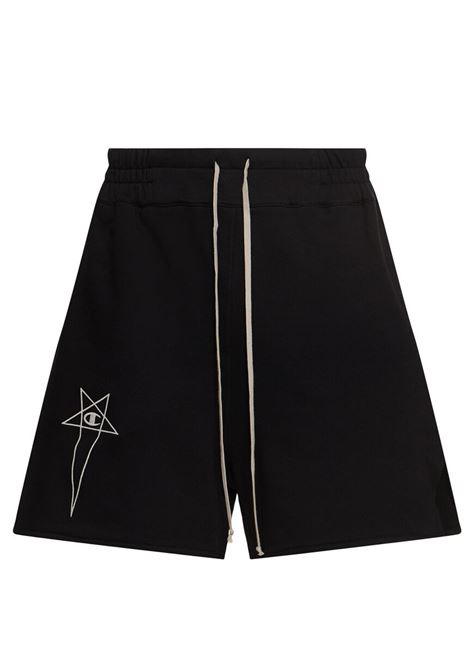 pantaloncini uomo neri RICK OWENS X CHAMPION | CM01E1683 CHFE09